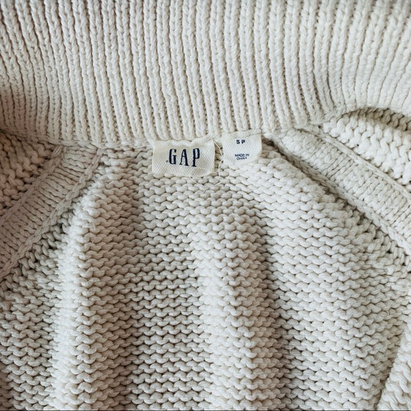 Gap Long Cardigan White/Grey size Small - Picture 3 of 5